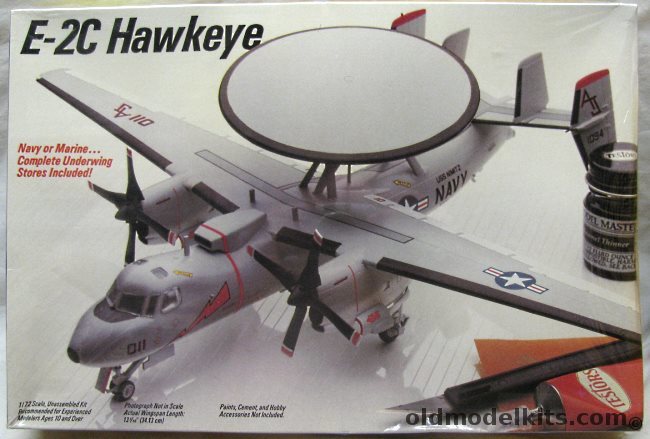 Testors 1/72 E-2C Hawkeye - VAW-124 USS Nimitz, 363 plastic model kit